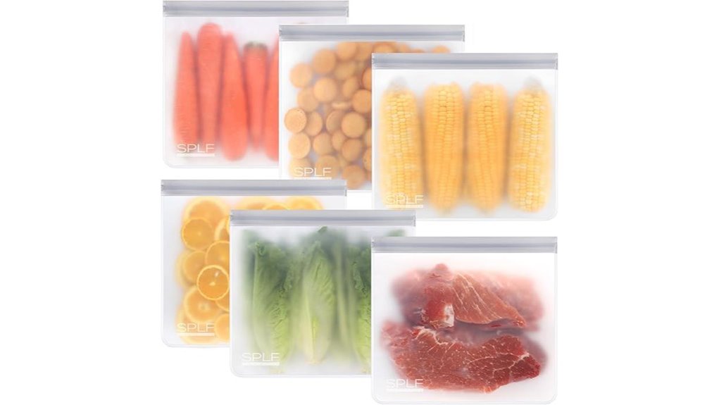 reusable freezer storage bags