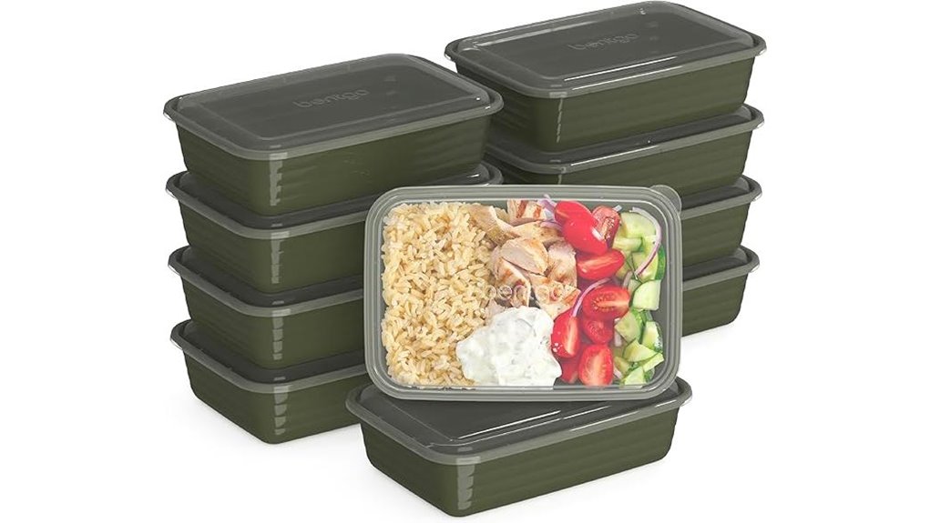 reusable meal containers set
