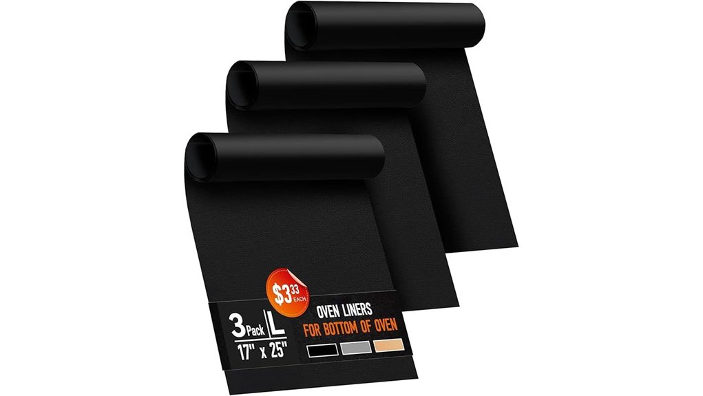 reusable non stick oven liners