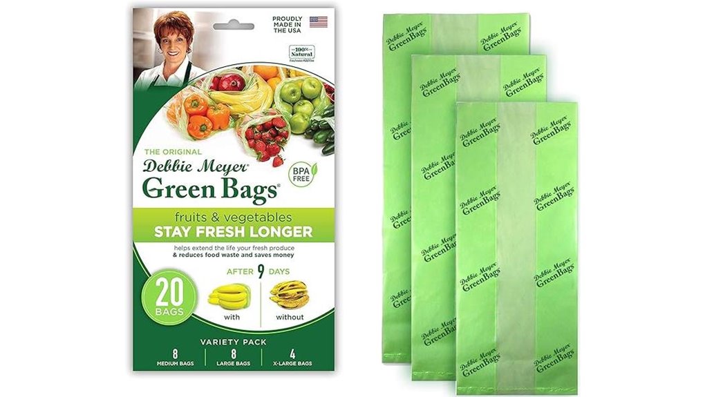 reusable storage bags pack