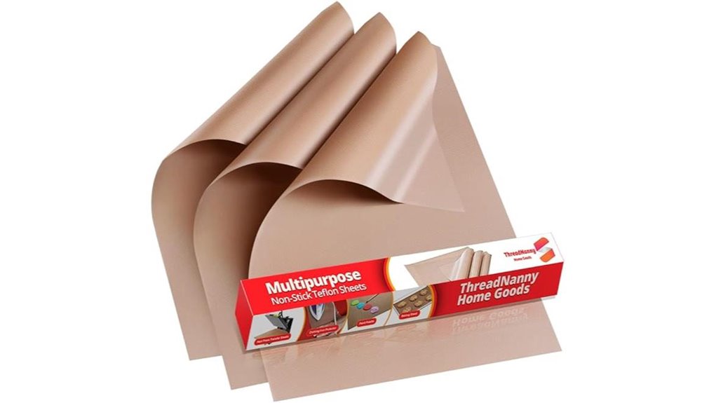 reusable teflon sheets pack