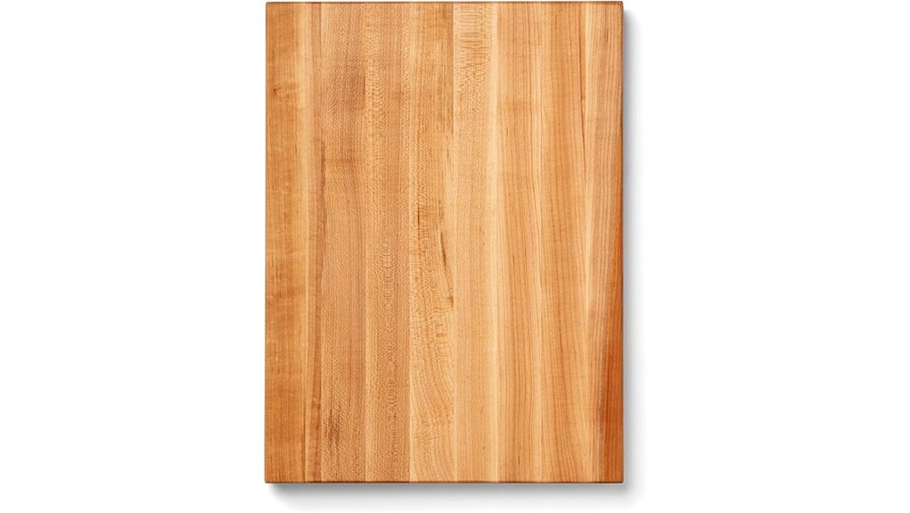 reversible maple cutting board