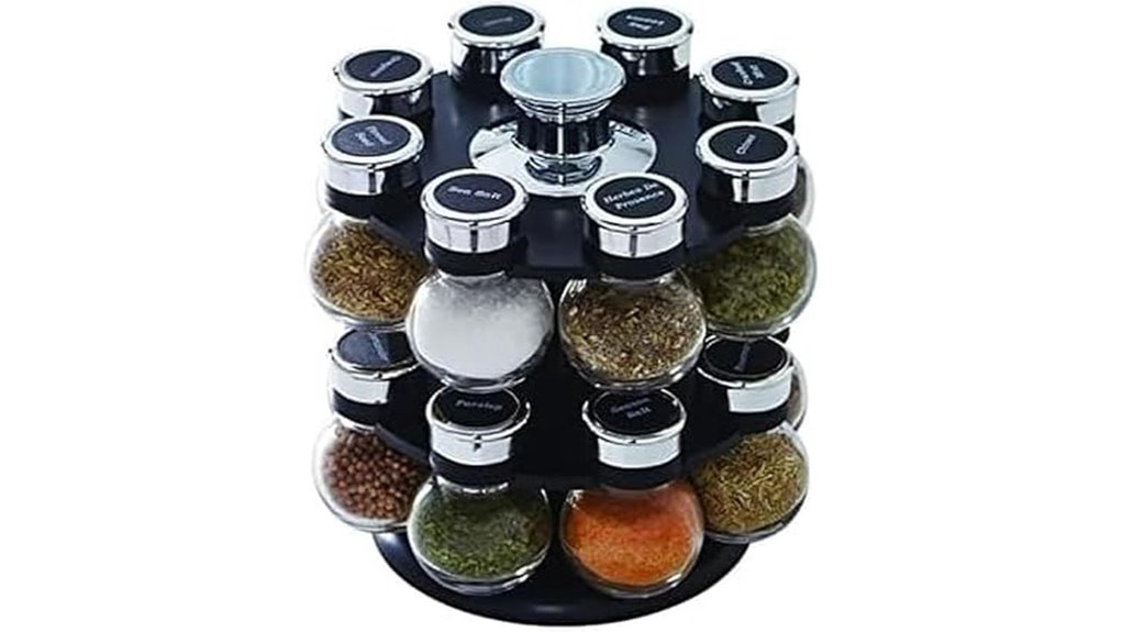 revolving spice rack system