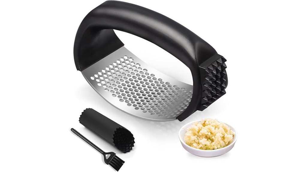 rocker garlic press set