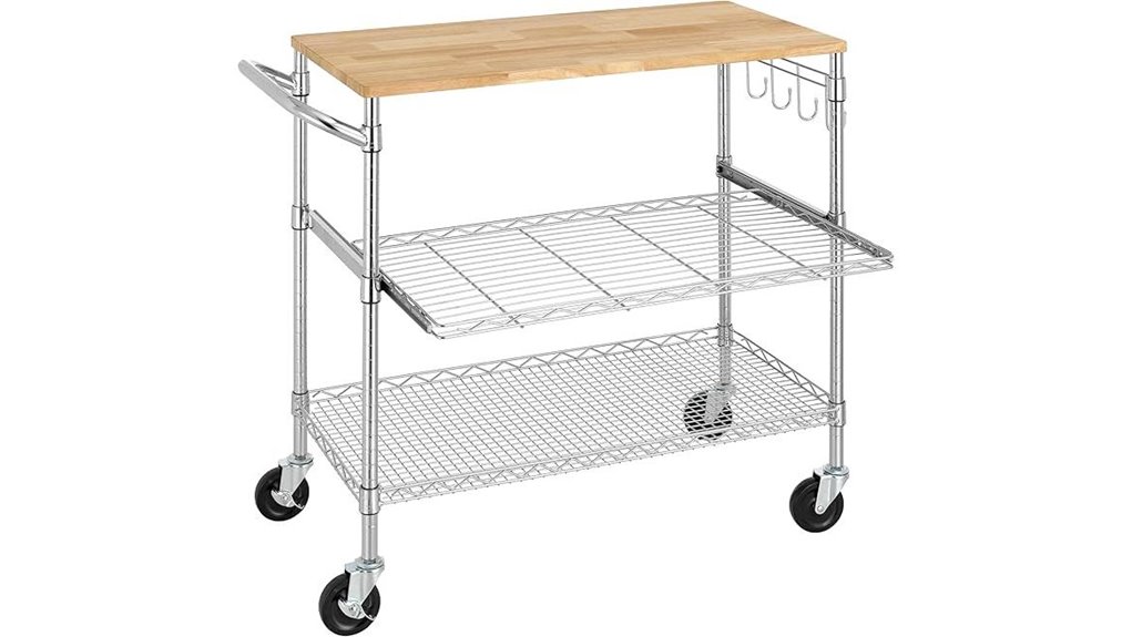 rolling kitchen cart versatile