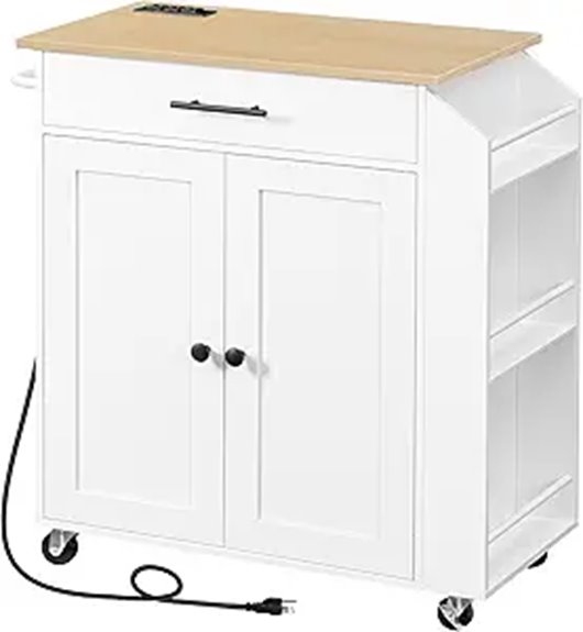 rolling kitchen island outlet