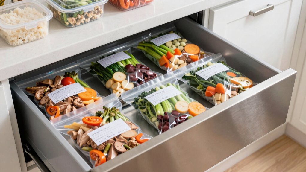 rotate freezer inventory regularly