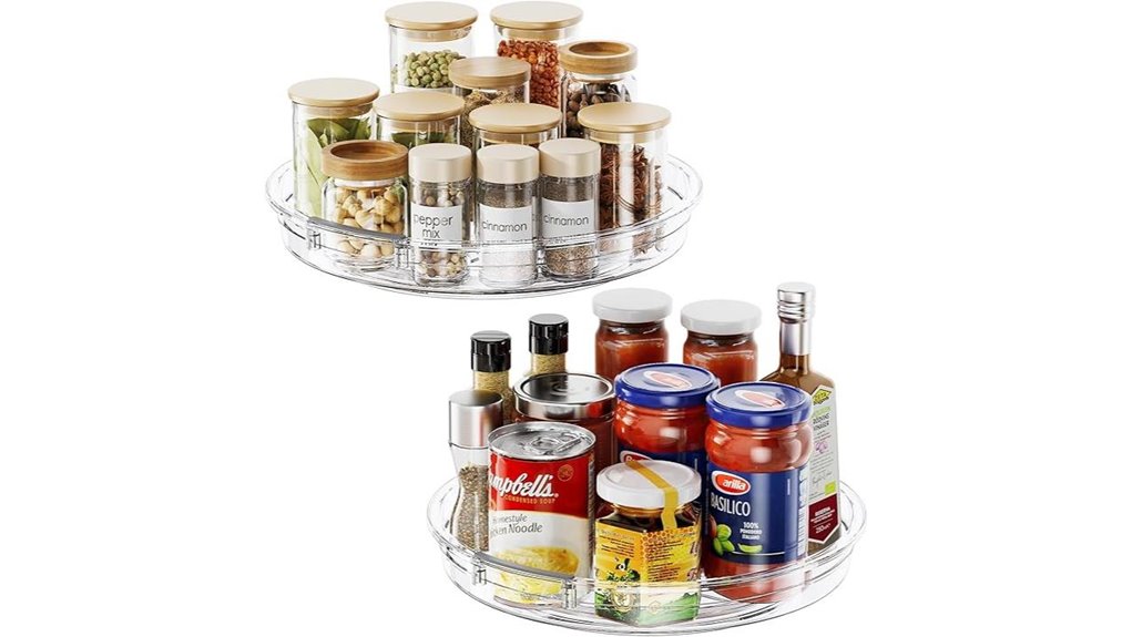 rotating organizer for kitchen