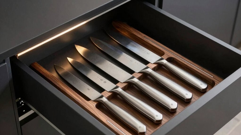 safe and organized knife storage
