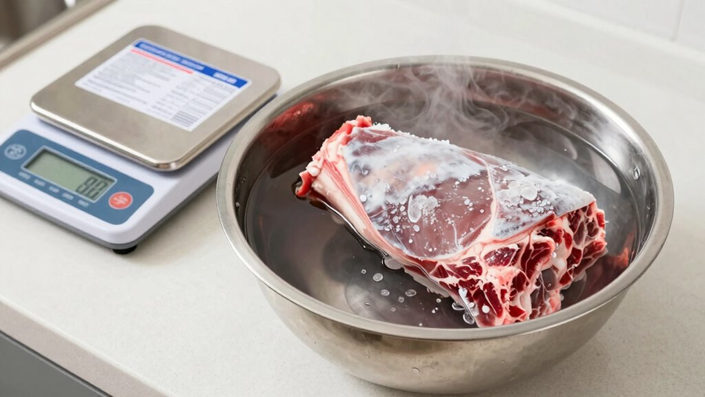 safe meat thawing tools
