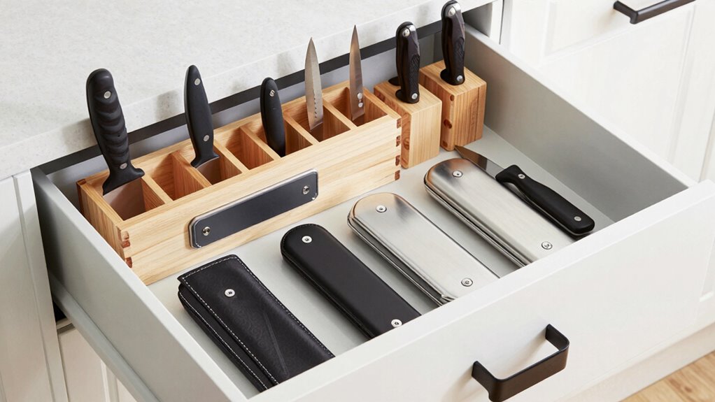safety focused knife storage options