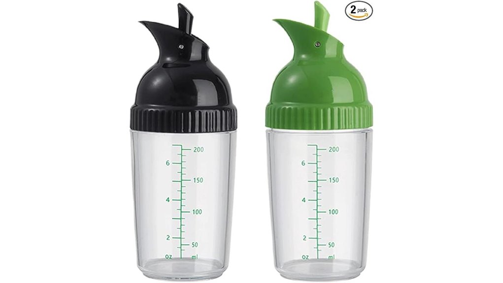 salad dressing shaker set