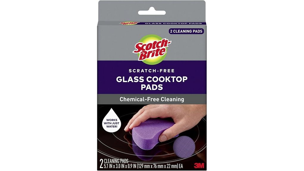 scotch brite cooktop cleaning pads