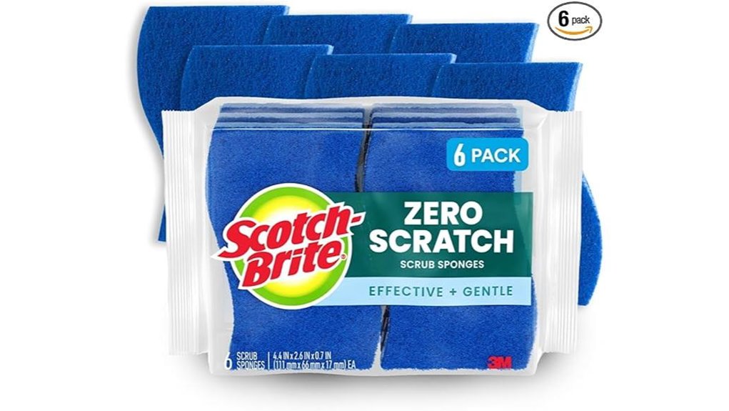 scratch free scrubbing sponges