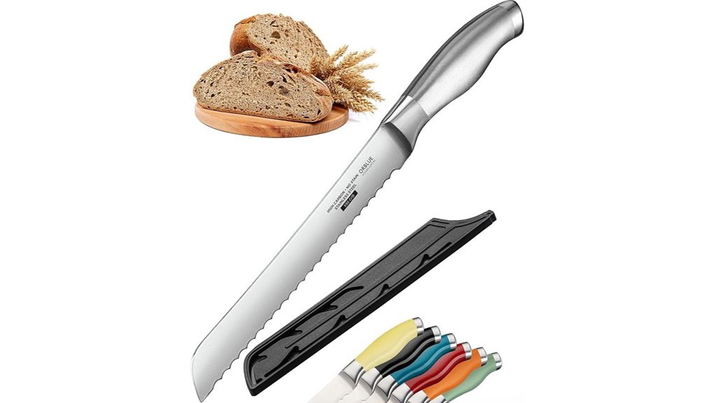 serrated stainless steel knife