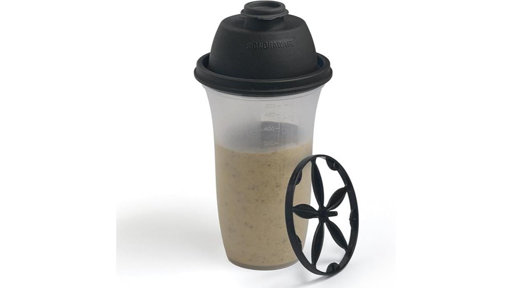 shaker bottles by signora ware