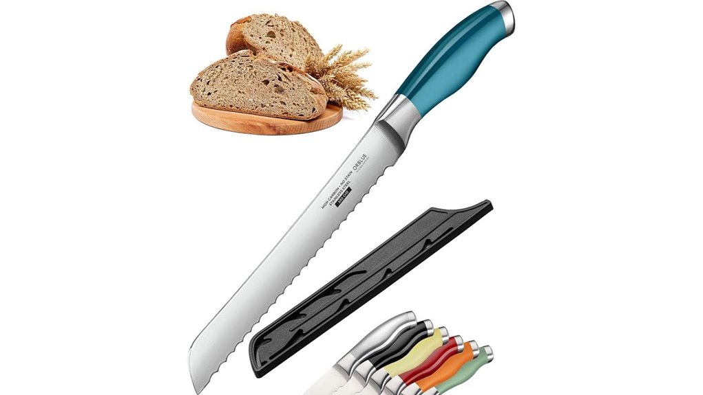 sharp serrated bread cutter