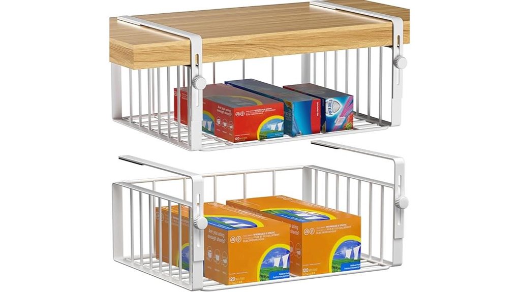 shelf basket organizer set