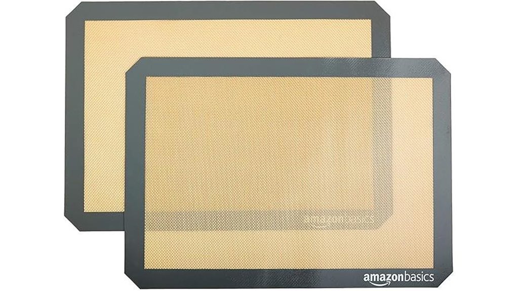 silicone baking mats pack