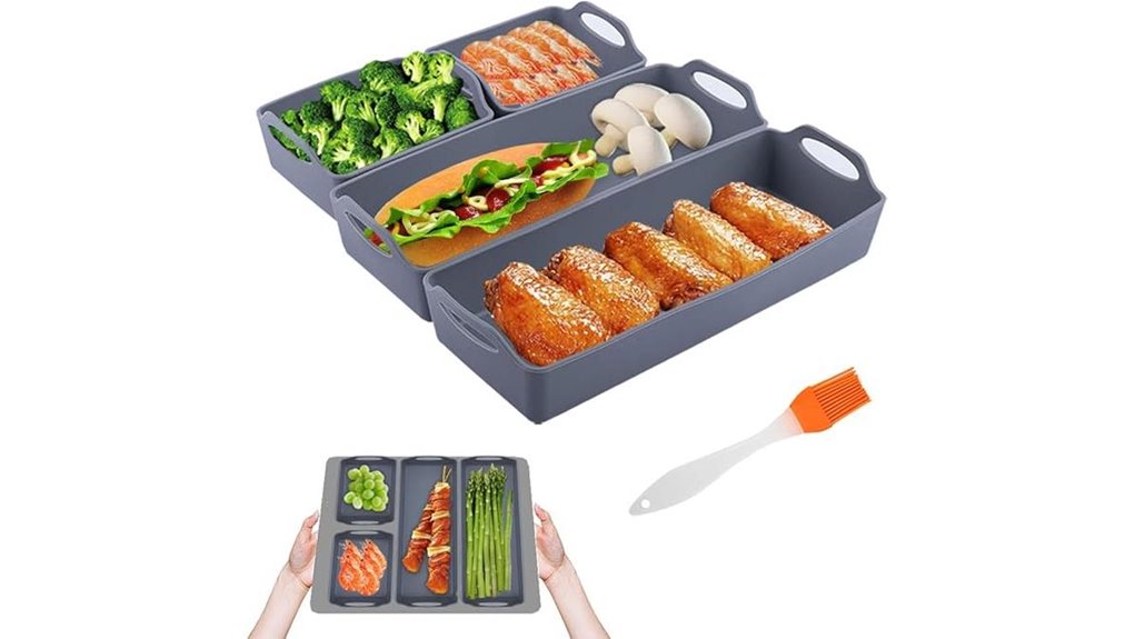 silicone baking sheet dividers