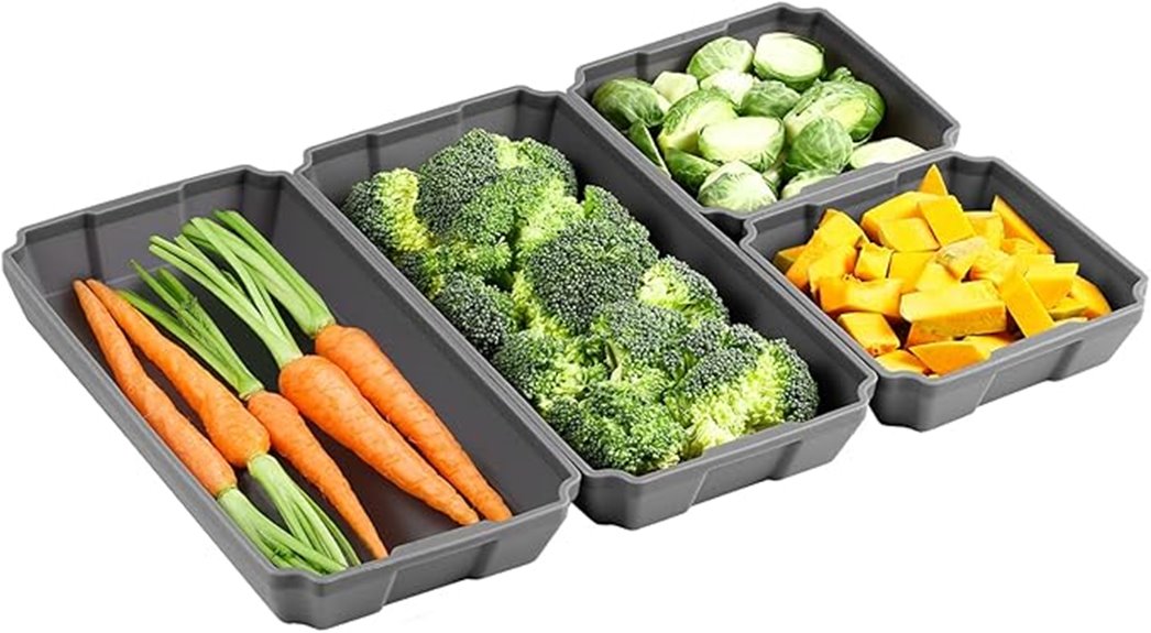 silicone baking sheet set