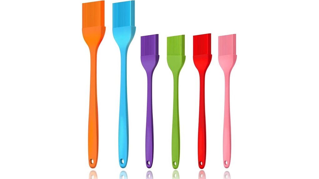 silicone basting brush set