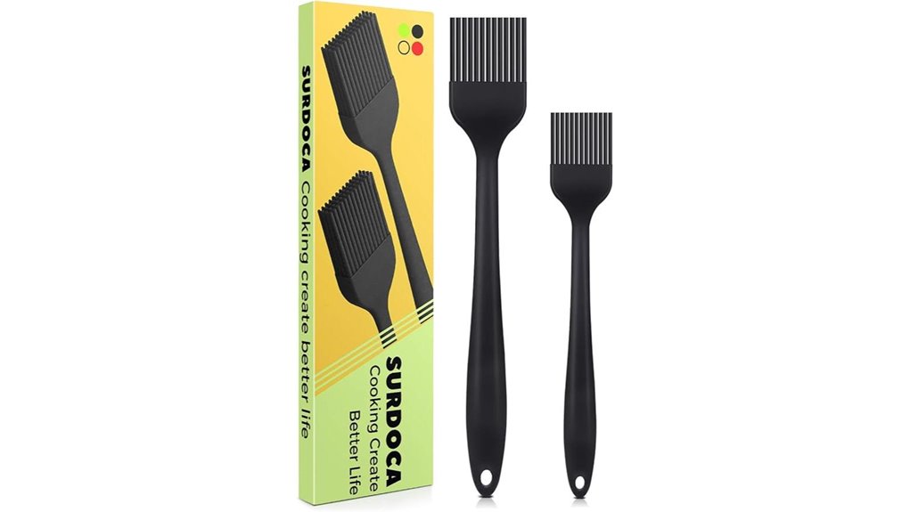 silicone basting brush set