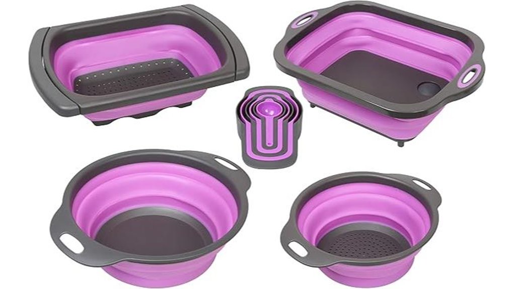 silicone kitchen strainer set