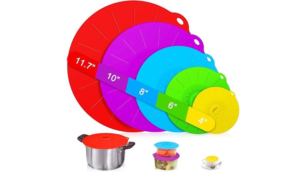 silicone lids for storage