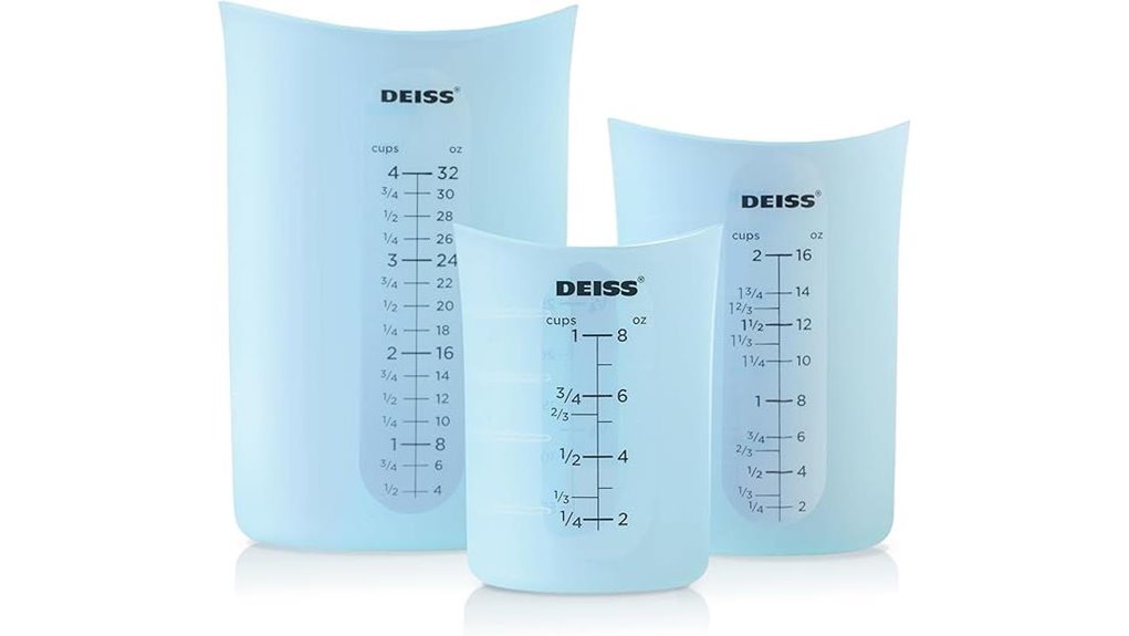 silicone measuring cup set