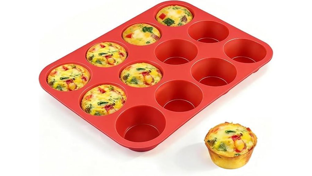 silicone nonstick muffin pan