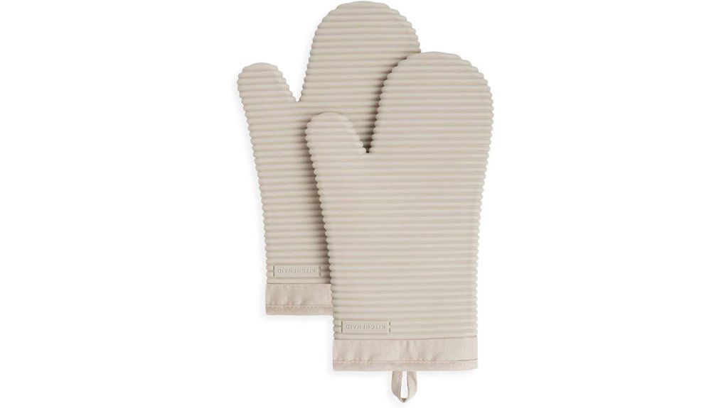 silicone oven mitt set