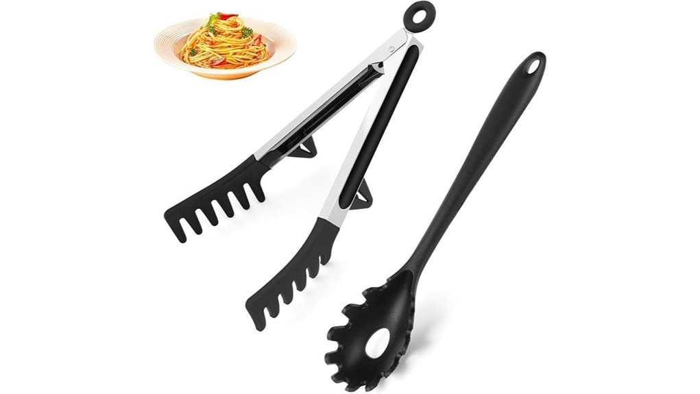 silicone pasta cooking utensils