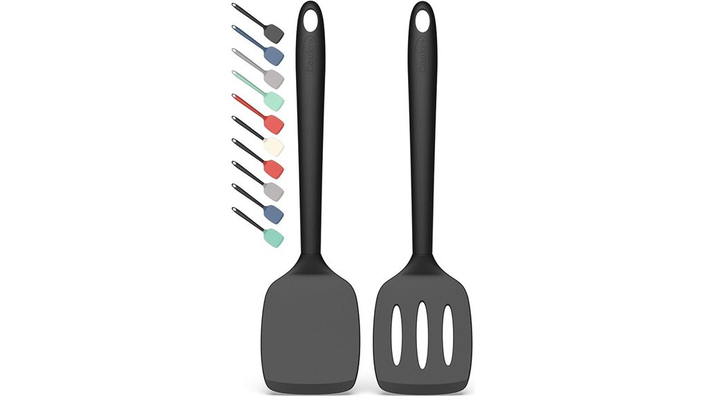 silicone spatula cooking set