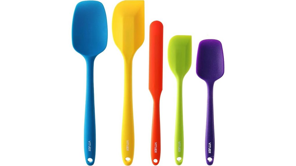 silicone spatula kitchen set