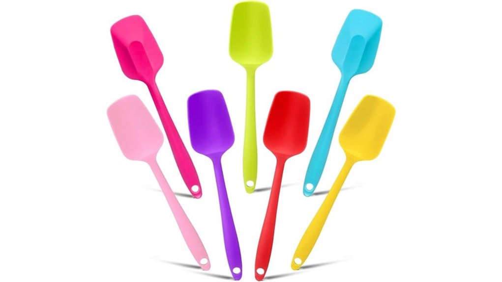 silicone spatula set heat resistant