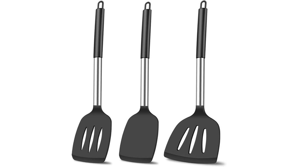 silicone spatula set included