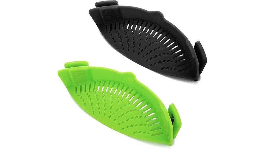 silicone strainer for cooking