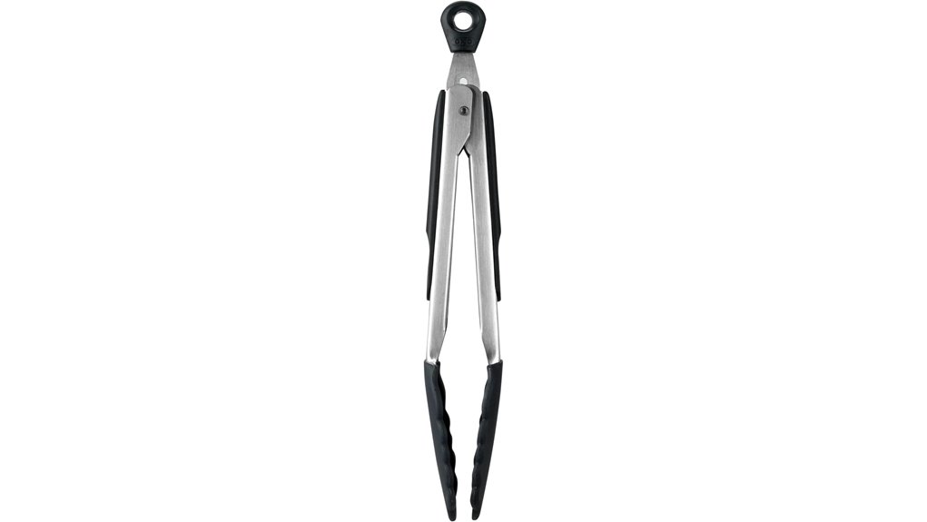 silicone tipped kitchen tongs