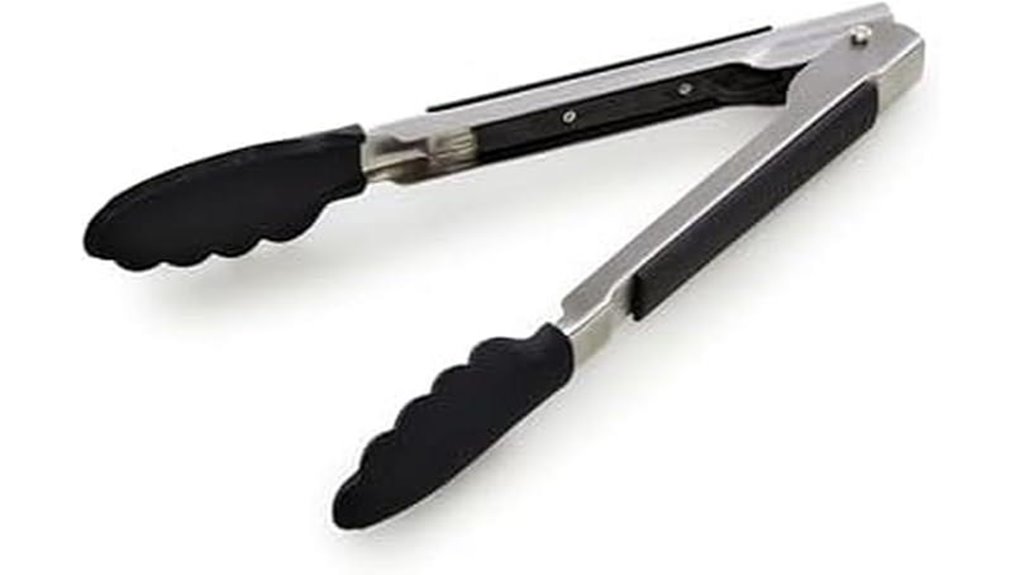 silicone tipped locking tongs