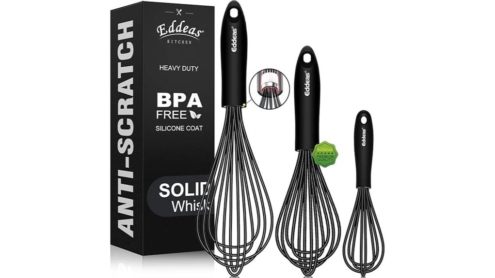 silicone whisk set safe