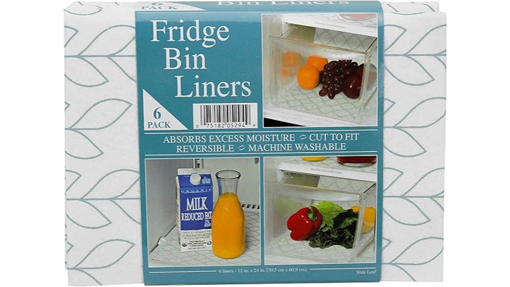 slate leaf print liners