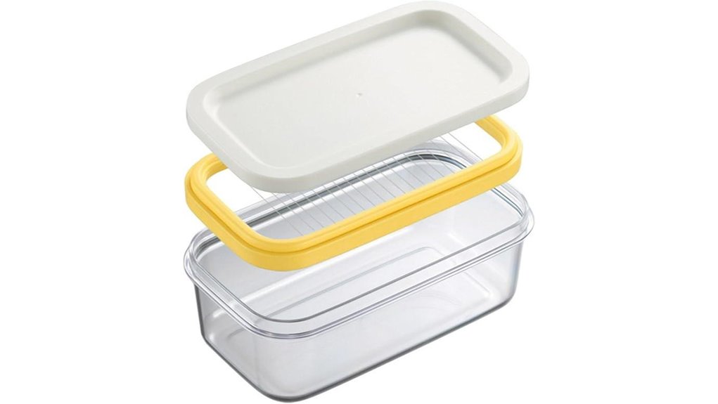 slicing and storing butter