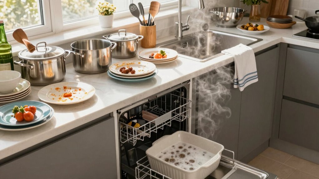 soak and load dishes