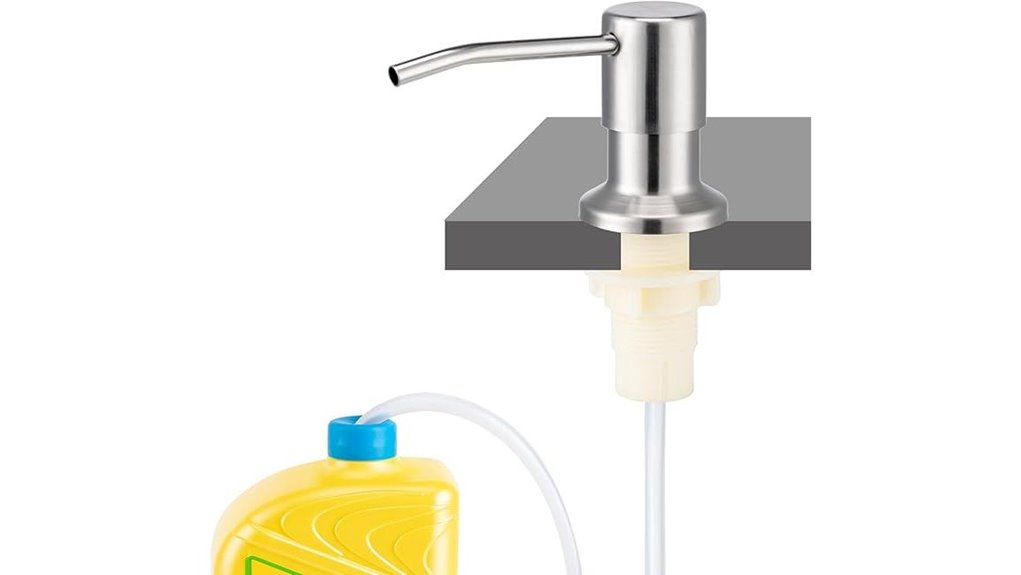 soap dispenser with tube