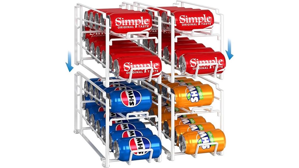soda can organizer rack