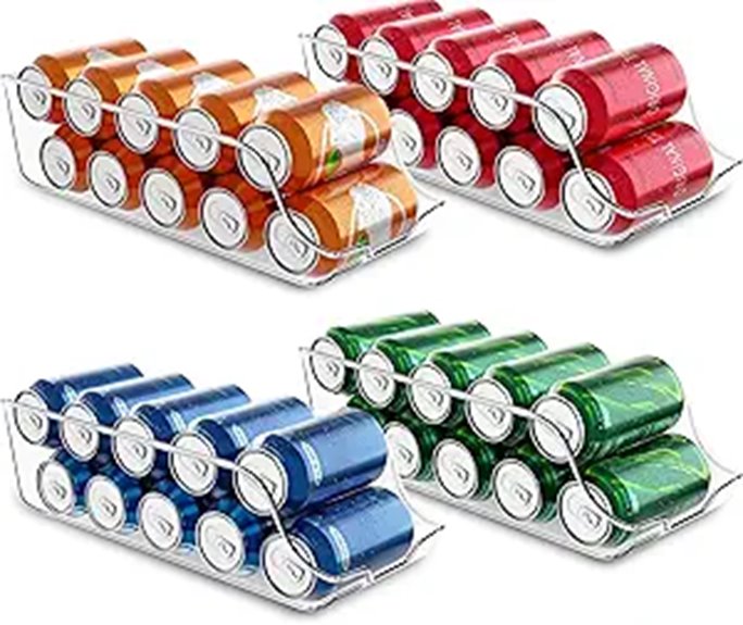 soda can organizer set