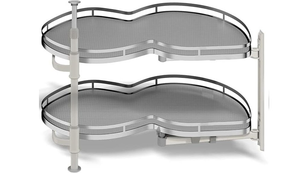 soft close corner organizer