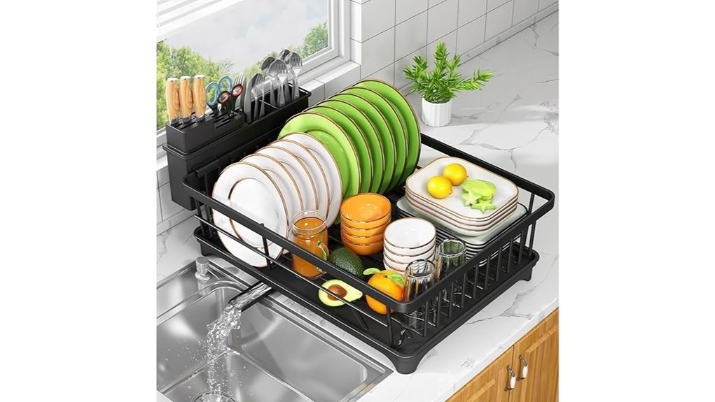 space saving kitchen drying rack
