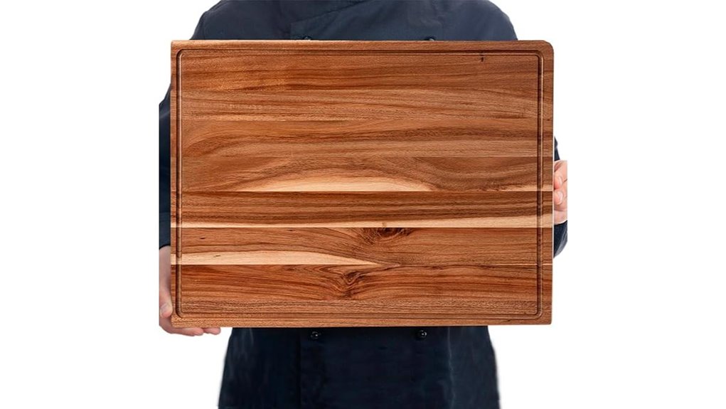 spacious acacia wood board
